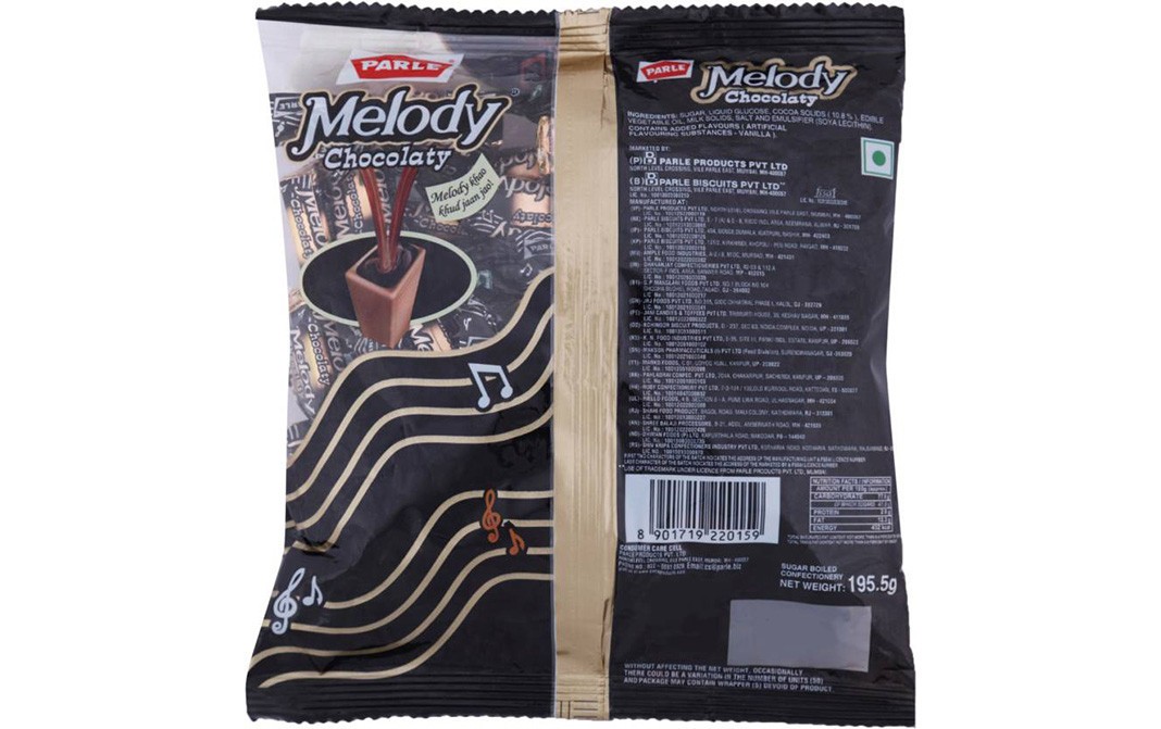 Parle Melody Chocolaty    Pack  195 grams